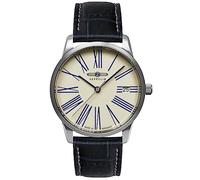 Zeppelin Damenuhr Ronda Quarz Datum mit Kroko Look Lederband 8345-1