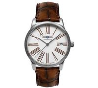 Zeppelin Damenuhr Ronda Quarz Datum mit Kroko Look Lederband 8347-4