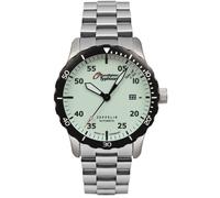 Zeppelin Herrenuhr mit Glieder Edelstahlarmband Serie Eurofighter Automatik Saphireglas 7268M-5