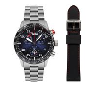 ZEPPELIN Chronograph »Eurofighter Typhoon, 7298M-3_set«, (Set, 2-tlg., Uhr mit Wechselband)