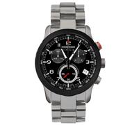 Zeppelin Herren-Armbanduhr Night Cruise Chronograph Quarz Edelstahl 7292M2