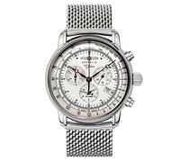 Zeppelin Herren-Armbanduhr XL Chronograph Quarz Edelstahl 7680M1
