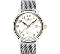Zeppelin Herren-Armbanduhr XL LZ127 GRAF Analog Automatik Edelstahl 7656M1