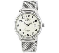 ZEPPELIN Quarzuhr »UZ7656M/5 Herren Uhr Z7656M/5 Edelstahl«, (Analoguhr), Herren Armbanduhr rund, Edelstahlarmband silber