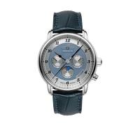 Zeppelin 8536-3 Herrenuhr Friedrichshafen Mondphase Blau