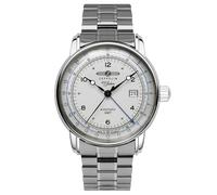 Zeppelin 8666MB-1 Herrenuhr Automatik GMT 100 Jahre Zeppelin Stahl