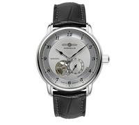 Zeppelin Herrenuhr Automatik Open Heart Friedrichshafen Schwarz 8566-4