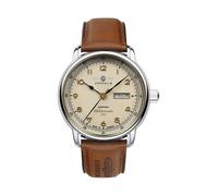 Zeppelin Uhren 9664-5 Herrenuhr Automatik 100 Jahre Méditerranée