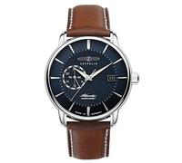 Zeppelin Herrenuhr mit Lederband Serie Atlantic Automatik Datum 8470-3