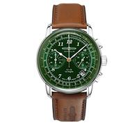 Zeppelin Herrenuhr mit Lederband Serie LZ126 Los Angeles Chronograph Datum 7614-4