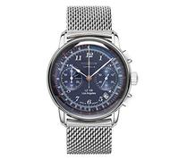 Zeppelin Herrenuhr mit Milanaiseband Serie LZ126 Los Angeles Chronograph Datum 7614M-3