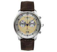 Zeppelin Herrenuhr Serie Friedrichshafen Quarz Chronograph mit Lederarmband 8584-5