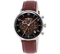 Zeppelin Uhren 8086-2_n Herrenuhr Solar Chronograph LZ129 Hindenburg Dunkelrot