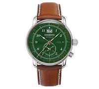 Zeppelin Los Angeles Big Date GMT 8644 Herrenuhr mit Lederband Serie LZ126