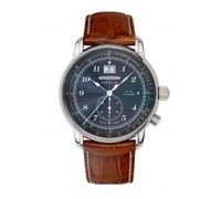 Zeppelin Los Angeles Herrenuhr Dual-Time Blau (8644-3)