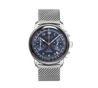 Zeppelin Herrenuhr mit Milanaiseband Serie LZ126 Los Angeles Chronograph Datum 7614M-3