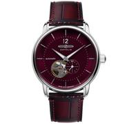 Zeppelin LZ120 Bodensee Automatik Open Heart 8166-5 Dunkelrot