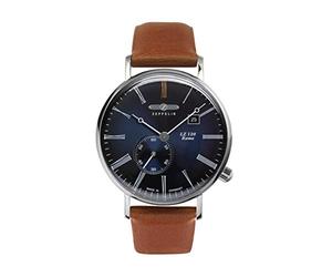 Zeppelin lz120 Rome Herren Uhr analog Schweizer Quarzwerk mit Leder Armband 7134-3