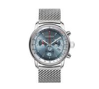 Zeppelin Serie LZ14 Marine Quarz Chronograph mit Edelstahl Meshband 8886M-3