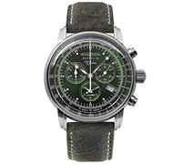Zeppelin Uhr 100 Jahre Chronograph Alarm Leuchtblatt 8680