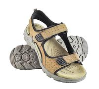Zerimar Sandalen Herren - Leder Sandalen Herren - Sandalen für Jungen - Trekkingsandalen Herren - Herren Schuhe Sommer - Pantoletten Herren - Wandersandalen - Oliva - Größe 41