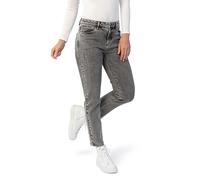 Zermatt Fashion Damen 5-Pocket-Jeans Straight Fit Denim/Jeans Acid wash eng lang