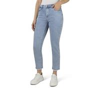 Zermatt Fashion Damen 5-Pocket-Jeans Straight Fit Denim/Jeans Acid wash eng lang