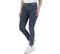Zermatt Fashion Damen 5-Pocket-Jeans Straight Fit Denim/Jeans Acid wash eng lang