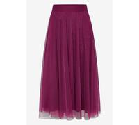 zero - Ausgestellter Midirock mit elastischem Bund violet - Gr. - 36