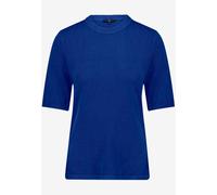 zero - Basic-Strickpullover kurzarm Sodalite Blue - Gr. - 38