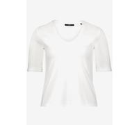 zero - Basic-T-Shirt mit V-Ausschnitt offwhite - Gr. - 34