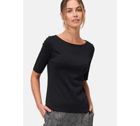 zero Baumwollshirt Damen schwarz, 36