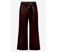 zero - Culotte mit Bindegürtel Chocolate Plum - Gr. - 42