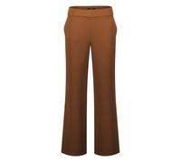 Stoffhose ZERO "Damen in 7/8 Länge", Damen, Gr. 38, Normalgrößen, braun (bright tobacco), Twill, Obermaterial: 96% Polyester, 4% Elasthan. Futter: 100% Polyester. Füllung:, unifarben, Basic, gerade la