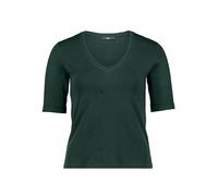 Zero Damen Basic-Shirt mit V-Ausschnitt Green Forest Größe 40
