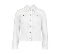 Jackenblazer ZERO "Damen im Jeans-Look", Damen, Gr. 42, cream denim, Obermaterial: 26% Polyester, 3% Elasthan, 71% Baumwolle, Basic, figurbetont normal, Blazer, Material. (60284716-42) cream denim