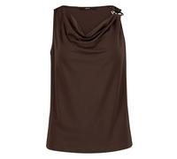 Zero Blusentop mit Wasserfallausschnitt Chocolate Plum Gr. 38