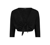 zero Damen Bolero-Jacke mit 3/4 Arm 36, Black Beauty