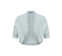 Strickjacke ZERO "Damen kurzarm", Damen, Gr. M, silber blau, Obermaterial: 70%Viskose, 30% Polyester, unifarben, festlich, oversize, eng, Strickjacken Strickjacke, Plain/ ohne Details (72621857-M) sil