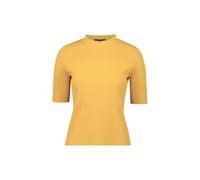 zero Damen Feinstrickpullover Kurzarm mit Rüschenkante 44, Oil Yellow