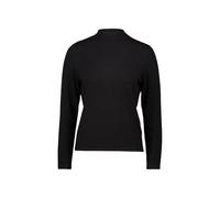 zero Damen Feinstrickpullover mit hohem Kragen 44, Black Beauty
