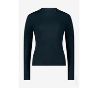 zero - Damen Feinstrickpullover mit Stehkragen Teal Ocean - Gr. - 40