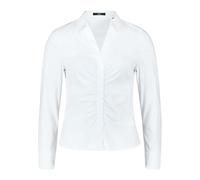 zero Damen Hemdbluse mit Raffungen Brilliant White,38