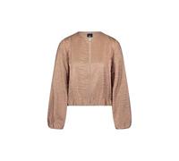 Jackenblazer ZERO "Damen mit Knittereffekt", Damen, Gr. 44, mountain trail, Web, Obermaterial: 85% Viskose, 15% Polyamid, glänzend, festlich, figurbetont normal, Rundhals, weit elastischer Bund mit Gu