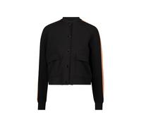 zero Damen Jacke mit Kontraststreifen 34, Patch BlackCamel