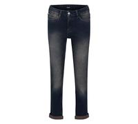 Slim-fit-Jeans ZERO "Damen Jeans Style ORLANDO Straight Leg 32 Inch", Damen, Gr. 34, Normalgrößen, vintage denim, Denim/Jeans, Obermaterial: 63% Polyacryl, 37% Polyamid. Ärmelfutter: ohne Futter., uni