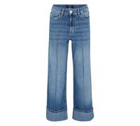 zero Jeans weites Bein mit Umschlag 28 Inch - Blue Used Denim 34