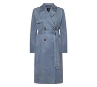 zero Damen Mantel in Lederoptik 34, Flint Stone