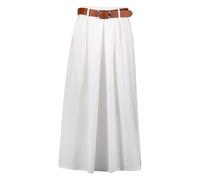 zero Damen Maxirock mit Gürtel 42, Brilliant White