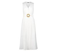 zero Damen Midikleid mit Gürtel 44, Brilliant White